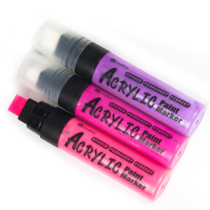 <span class=keywords><strong>Pennarello</strong></span> Acrilico OEM/ODM a Grande Capacità con Punta Jumbo da 15mm, Azione a Valvola, Senza Solventi, Non Tossico, Set per Graffiti di Strada - Product Image 4