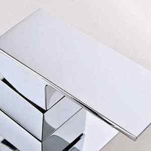 Duitse Kranen Mixer Messing Enkel Handvat Wastafel Waterval Badkuip Kraan Koud Water Muur Gemonteerde Kraan - Product Image 6