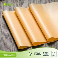 Feuilles de papier sulfurisé multi-usages, écologiques, double face, enduites de silicone, conformes aux normes FDA et LFGB, pour boulangerie et restaurant