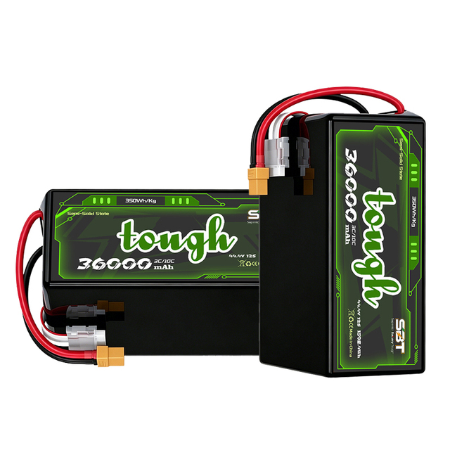 Safety Stability 12S 44.4V 36000mAh 36Ah 5C High Energy Density 350Wh/Kg Solid State Battery for Industrial Delivery UAV Drones