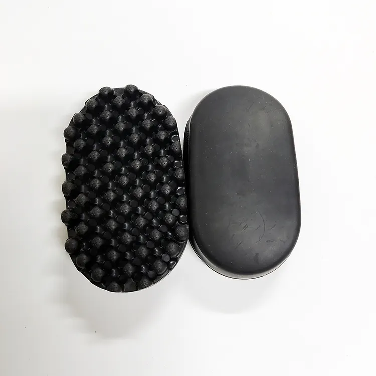 Outil de vague de cheveux Brosse à cheveux à friser en silicone Brosse à éponge torsadée durable