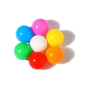 Free Samples Custom Bpa Free Crush Proof Plastic Multi Colour Elastic Ocean Ball Kids Pit Balls Pool Play Balls For Kids