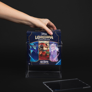 Étui de présentation en acrylique pour la boîte de boosters Lorcana the First Chapter Illumineer's Trove avec couvercle magnétique, étui en acrylique - Product Image 4