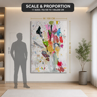Peinture à l'huile abstraite expressionniste moderne sur toile texturée, grande taille, sans cadre, vente en gros de tableaux et d'art mural pour salon