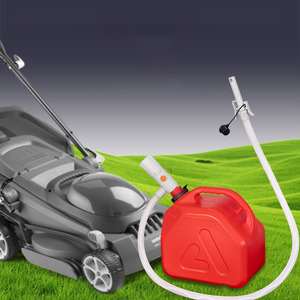 Bomba eléctrica autocebante de plástico para estación de combustible con batería 4AA, mini bomba de transferencia de succión para bidones de combustible de 3.8 GPM con boquilla de parada automática - Product Image 6