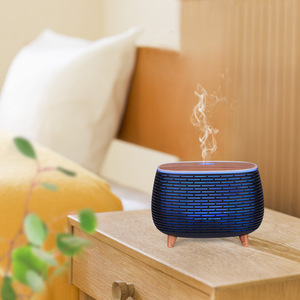 Diffuseur d'huiles essentielles ultrasonique silencieux de bureau haut de gamme, avec lumière d'ambiance colorée, humidificateur d'air, directement de l'usine - Product Image 3