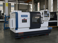 Mini tour CNC horizontal CAK6150V robuste avec banc en fonte et commande FANUC