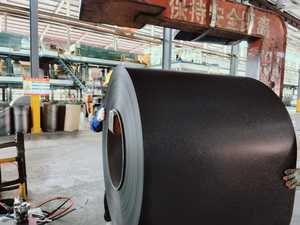 Bobinas de acero galvanizado prepintadas <span class=keywords><strong>Ppgi</strong></span> de color negro mate antiarrugas DX51D pintura superior 45 micras 10 años Color antidecoloración - Product Image 4