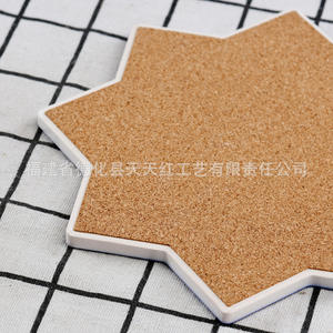 Sous-verre en céramique octogonal de Quanzhou, motif Mandala, isolant thermique, décoration de cuisine, support pour tasse à café, forme irrégulière D1808 - Product Image 5