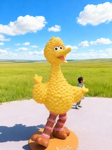 CS050 Retail Store Front Decor Large FRP Flower Bouquet Sculpture Crafted Tulip Bow Figurine Statues - Product Image 2