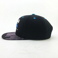 Casquette Snapback 6 Panneaux à Motif Camouflage pour Activités de Plein Air et Surf avec Broderie 3D Personnalisée, Style Décontracté, Formel et Hip Hop