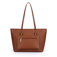 Popular Daily Large Capacity Pu Leather Purse and Handbags Luxury Women's Casual Shoulder Tote Bags Laptop Office Simple Elegant