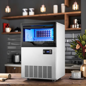 เครื่องทำน้ำแข็งเชิงพาณิชย์ ระบบทำความเย็นประสิทธิภาพสูงและเสียงเบา มีตัวเลือกความจุมากมาย เหมาะสำหรับร้านกาแฟและร้านเบเกอรี่ - Product Image 1