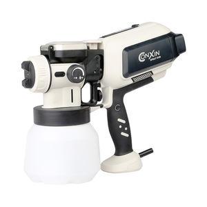 Conxin Electric <b>Spray</b> Gun 550W 1L Cup Capacity Brushless Motor Automatic <b>Paint</b> Sprayer for Home Renovation - Product Image 2