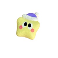 Jouet Squishy Étoile Mignonne en Gros, Matériau PU, Rebond Lent, Doux, Extensible, Réaliste, Anti-Stress