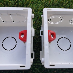 PVC Ổ cắm điện tuôn ra gắn kết chuyển đổi hộp 86 Loại ổ cắm bảo vệ gắn hộp tùy chỉnh tường chuyển đổi ổ cắm Hộp nối - Product Image 3