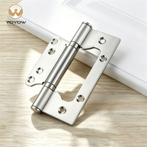 Charnières de porte papillon sans mortaise en acier inoxydable robustes à roulement à billes pour meubles de maison mobile et de camping-car - Product Image 1