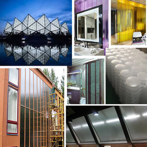 10 años de garantía, hoja de <span class=keywords><strong>policarbonato</strong></span> en relieve moderna recubierta de UV duradera para instalaciones públicas al aire libre, iluminación de <span class=keywords><strong>techo</strong></span> - Product Image 4