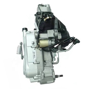 Ensemble moteur de moto CQJB GY6 200cc, nouveau CDI, 4 temps, monocylindre, refroidissement par air, démarrage électrique/à manivelle, qualité A-CLASS, argent - Product Image 6