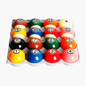 Haute qualité 8A noir diamant cristal boules de <span class=keywords><strong>billard</strong></span> 16 couleurs américain Standard chinois fournitures 57.2mm résine - Product Image 6