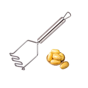 Presse-purée de pommes de terre en acier inoxydable, <span class=keywords><strong>passoire</strong></span> pour aliments pour bébés, presse-fruits - Product Image 1