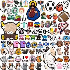 2024 новые дизайнерские украшения для обуви из ПВХ, для Хэллоуина, обычные медицинские засорения, украшения для обуви наизнанку - Product Image 1