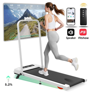 Cintas de correr eléctricas inteligentes y portátiles RS Mini para el hogar con plataforma para caminar, máquina de gimnasio para uso doméstico - Product Image 1