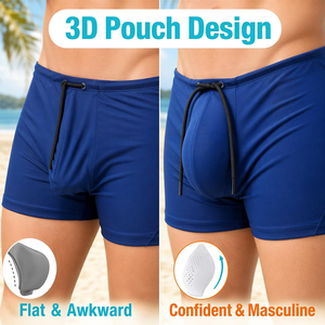 Maillots <span class=keywords><strong>de</strong></span> <span class=keywords><strong>bain</strong></span> boxer respirants pour hommes Honara, fabriqués en usine OEM, avec coussin en silicone <span class=keywords><strong>de</strong></span> qualité alimentaire pour la plage, la piscine, la natation et le spa - Product Image 6