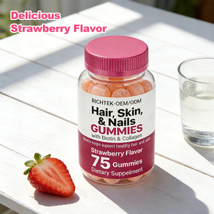Wholesale Custom Private Label Halal Biotin Gummies Bear <strong>Hair</strong> <strong>Skin</strong> <strong>Nail</strong> <strong>Vitamin</strong> Supplement Beauty Product Gummy Candy Dosage - Product Image 3