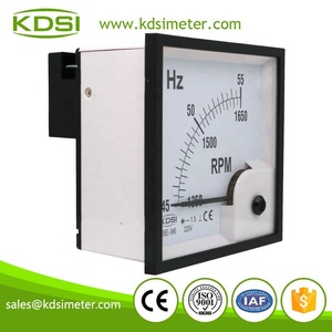 Bền trong sử dụng được-96 45-55Hz + RPM 220V Bảng điều chỉnh Analog Hz tần số Meter - Product Image 3