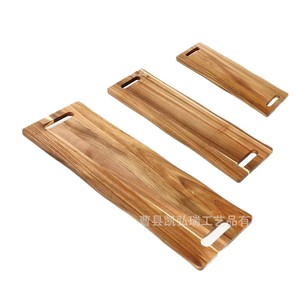 Simple wooden cutting board, party and gathering <b>large</b> capacity snack <b>tray</b>, fruit platter, bread and ham cutting board - Product Image 5