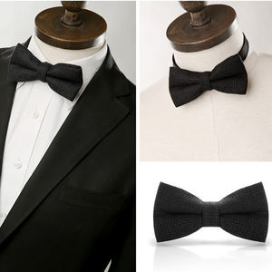 Nœud <span class=keywords><strong>Papillon</strong></span> de Soirée en Cachemire Marron Chameau Luxe pour Homme, Couleur Unie Rétro, Pré-noué pour Fête - Product Image 4