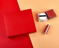 Cosmétiques de luxe pour femmes, rouge à lèvres personnalisé imperméable, poudre libre, poudre fixante en coussin d'air, coffret cadeau personnalisé, vente en gros