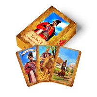 Jeu de cartes de tarot à motif d'impression personnalisé en usine vente directe de mode en gros carte à jouer Oracle d'Ukraine