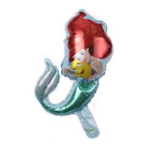 도매 미니 사이즈 공주 테마 잠자는 숲속의 미녀 겨울왕국 인형 호일 헬륨 풍선, 여자 어린이 생일 파티 장식용 - Product Image 5