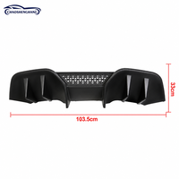 Diffuseur arrière PP R-Spec V2 pour Ford Mustang 2015 2016 2017 Amélioration des performances