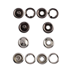 Nhu Cầu Cao Kim Loại Prong Snap Nút Phụ Kiện May Mặc Nhẫn Hình Chữ Nhật 10Mm 12Mm 15Mm Kích Thước Bead Hot Bán Sản Phẩm Mạ - Product Image 2