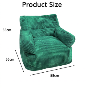 Sillón <span class=keywords><strong>Puff</strong></span> Infantil y <span class=keywords><strong>para</strong></span> Adultos, Colorido, <span class=keywords><strong>para</strong></span> Exteriores, con Funda, Cojín de Viaje - Product Image 2
