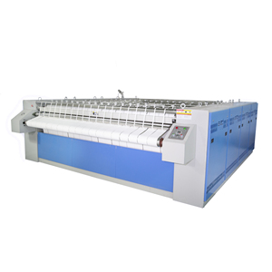 เครื่องรีดผ้าอุตสาหกรรมเชิงพาณิชย์ ขนาดกว้าง 1800-3300 มม. แบบลูกกลิ้งคู่ 2.5 ม. พร้อมตัวเลือกใช้แก๊ส - Product Image 1