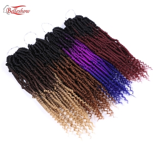 Tomo — tresses synthétiques au crochet ombré, extension de <span class=keywords><strong>cheveux</strong></span>, torsadée, boîte de tresses, crochet - Product Image 1