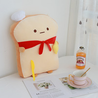 Coussin à câliner brodé en forme de pain Animal Crossing, super doux, en coton PP, pour anniversaire et décoration intérieure