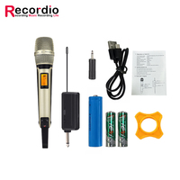 Microphone de karaoké Vocal portable dynamique sans fil Rechargeable GAW-SKM9000A, micro professionnel