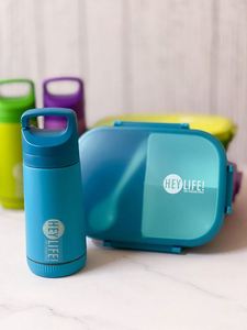 <b>Lunch</b> Box Leak Proof 3 Compartment <b>Lunch</b> Box 350 ML With Bottle 500 ML Reusable Microwave Freezer Safe Food Containers With Spoo - Product Image 3