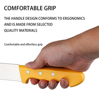Ensemble de couteaux de chef en acier Damas moderne personnalisable, finition hautement polie, manche en plastique ambidextre, couteaux de cuisine durables