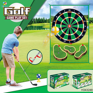 Ensemble de tapis de jeu de déchiquetage de pratique de golf intérieur/extérieur pour adultes et enfants jouet de fête de jardin en plastique Durable - Product Image 5