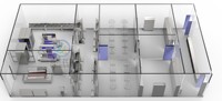 Station d'hygiène pour cuisine centrale : Lave-bottes automatique pour boulangerie et transformation de fruits