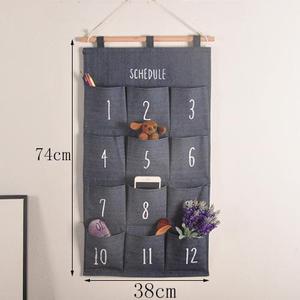 Organisateur suspendu à 6 poches pour stylos et fournitures de maternelle, à accrocher sur la porte - Product Image 6