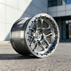 Nouvelles jantes forgées légères GS Beadlock 5x114.3 5x120, jantes de 15, 16, 17, 18, 19, 20 pouces, jantes de voiture, jantes tout-terrain pour BMW, <span class=keywords><strong>GTR</strong></span>, <span class=keywords><strong>Nissan</strong></span> - Product Image 2