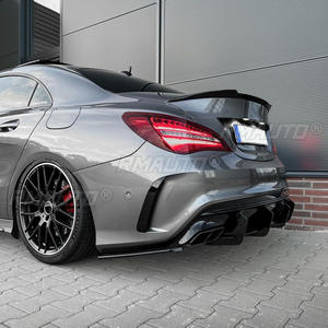 Kit carrosserie pour Mercedes Benz CLA-Class CLA45 AMG C117 2016-2019, spoiler de pare-chocs arrière, séparateur de pare-chocs arrière, protection, accessoires de voiture - Product Image 5