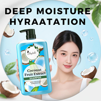 Shampooing de Luxe Nettoyant en Profondeur Naturel Hydratant Rafraîchissant pour Cheveux et Cuir Chevelu Doux Anti-Pelliculaire à l'Huile de Coco en Gros